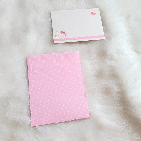 Hello Kitty 2008 clipboard and letter writing kit pink - Picture 6 of 8